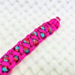 [公式]パラコード#170-1マクラメ編み 首輪＆リードセットの首輪編No200-1