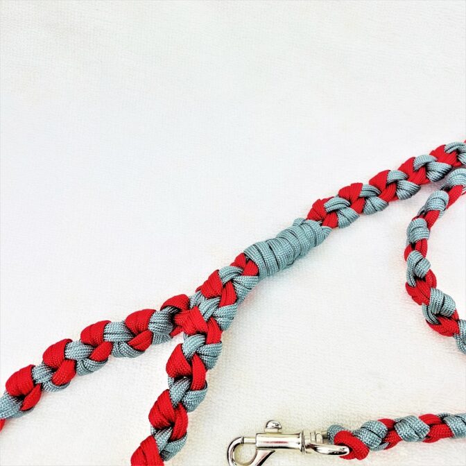 [公式]パラコード#173 マクラメ編み 両片結びのリードNo203