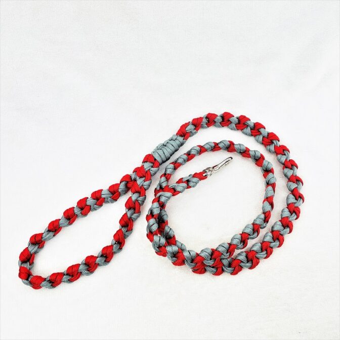 [公式]パラコード#173 マクラメ編み 両片結びのリードNo203