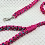 [公式]パラコード#170-5マクラメ編み 首輪＆リードセットNo200-5