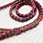 [公式]パラコードNo210マクラメ編み ハーネス&リードセット(#10)