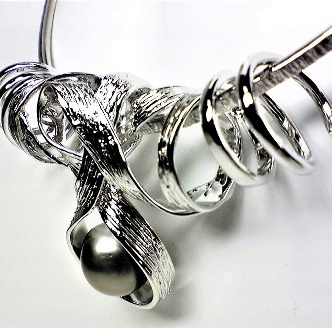 南洋バロックパールヘッドNH23グレー玉