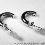 シンプル鏡面 シルバーイヤリングE17