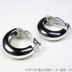 シンプル鏡面 シルバーイヤリングE17