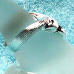 シルバーデザインリング横向き画像