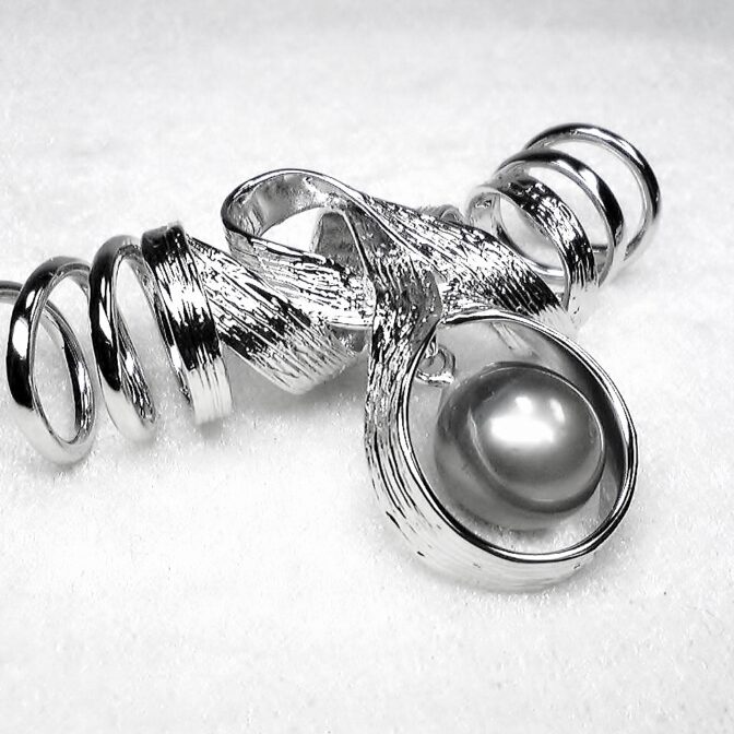 南洋バロックパールヘッドNH23グレー玉