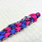 [公式]マクラメ編み＃181ダブルハート編み小型犬首輪