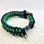 [公式]マクラメ編みのサメの歯編みサイズフリー首輪とリードセット