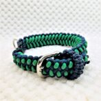 [公式]マクラメ編みのサメの歯編みサイズフリー首輪&リードセット