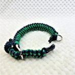 [公式]マクラメ編みのサメの歯編みサイズフリー首輪&リードセット