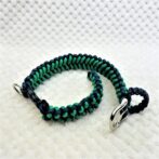 [公式]マクラメ編みのサメの歯編みサイズフリー首輪とリードセット