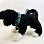 [公式]マクラメ編みのサメの歯編みサイズフリー首輪とリードセット