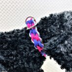 [公式]マクラメ編み＃181ダブルハート編み小型犬首輪