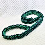 [公式]マクラメ編みのサメの歯編みサイズフリー首輪&リードセット