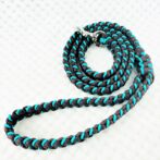 [公式]＃10マクラメ編みサイズ調節可能ワンタッチ着脱首輪　小型犬用リードセット