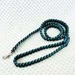 [公式]＃10マクラメ編みサイズ調節可能ワンタッチ着脱首輪　小型犬用リードセット