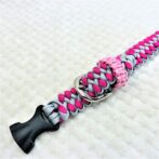 [公式]＃34マクラメ編みサイズ調節可能ワンタッチ首輪小型犬用-2