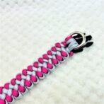 [公式]＃34マクラメ編みサイズ調節可能ワンタッチ首輪小型犬用-2