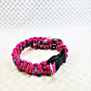 [公式]セレブ愛用セレブ犬首輪170パラコード編み犬首輪小型犬用