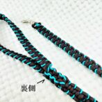 [公式]＃10マクラメ編みサイズ調節可能ワンタッチ着脱首輪　小型犬用リードセット