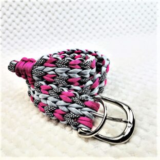 [公式]犬猫達の皮膚に優しい首輪＃184トリプルハート編み中型・大型犬用