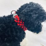 [公式]＃188 赤と黒のポチポチ模様の小型犬首輪