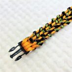 [公式]マクラメ編み#189 オレンジと緑まだらの小型犬用首輪