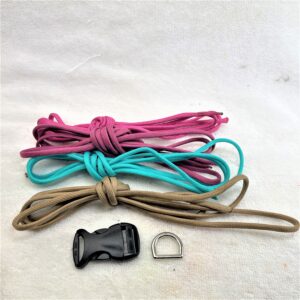 [キット]マクラメ編み＃194春めき色の中型犬用首輪