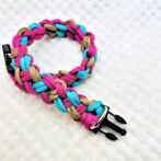 [キット]マクラメ編み＃194春めき色の中型犬用首輪