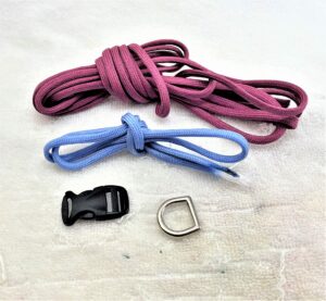 [パラコードでマクラメ編み]#199 豆の棒小型犬首輪作り方