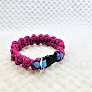 [パラコードでマクラメ編み]#199 豆の棒小型犬首輪