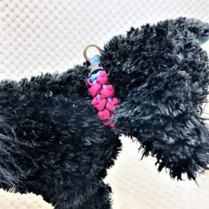 [パラコードでマクラメ編み]#199 豆の棒小型犬首輪作り方