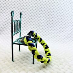 [パラコードでマクラメ編み]＃201 ウィンドテンプルバー小型犬首輪作り方