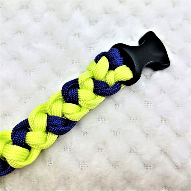 [パラコードでマクラメ編み]＃201 ウィンドテンプルバー小型犬首輪作り方