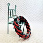 [パラコードでマクラメ編み]＃202 3色使いの小型犬首輪作り方