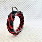 [パラコードでマクラメ編み]＃202 3色使いの小型犬首輪作り方