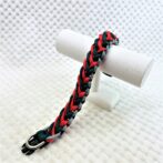 [パラコードでマクラメ編み]＃202 3色使いの小型犬首輪作り方