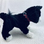 [キット]マクラメ編み＃202 3色使いの小型犬首輪作り方