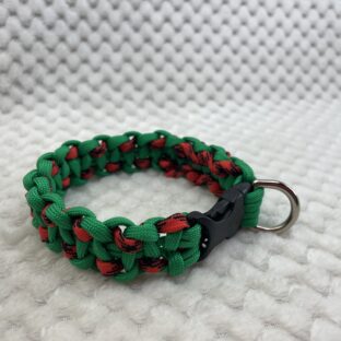 [公式]パラコードでマクラメ編み＃204 ２色使いの平結び小型犬首輪