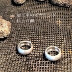 [公式]シルバー・シンプルスッキリリングイヤリング　ピアスまたはイヤリング