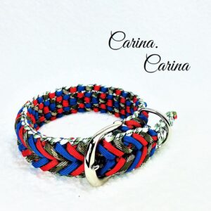 [マクラメ編み首輪とリード]只今首輪とリードのセット受注中