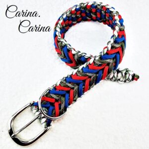 [マクラメ編み首輪とリード]只今首輪とリードのセット受注中