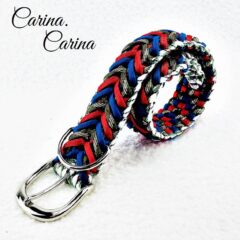 [マクラメ編み首輪とリード]首輪＆リードセットオーダー制作中