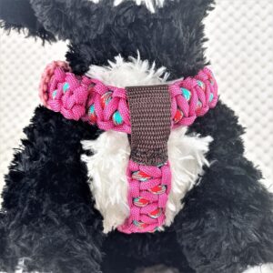 [公式]マクラメ編み＃13 小型犬用首輪3色使い