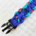 [マクラメ編み首輪]＃210 変則的ロープ刺し編み小型犬首輪　