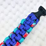 [マクラメ編み首輪]＃210 変則的ロープ刺し編み小型犬首輪　