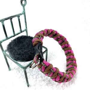 [公式]マクラメ編み＃13 小型犬用首輪3色使い