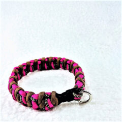 [公式]マクラメ編み＃13手仕事でしか作れない？ 小型犬用首輪3色使い  Makurame knitting dog cat collar handmade