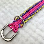 [公式]マクラメ編み#214エンドレスフォールズ小型犬用首輪