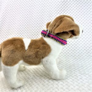 | エツコナカムラ・アクセサリーブランド|舞ジュエリー マクラメ編み犬首輪